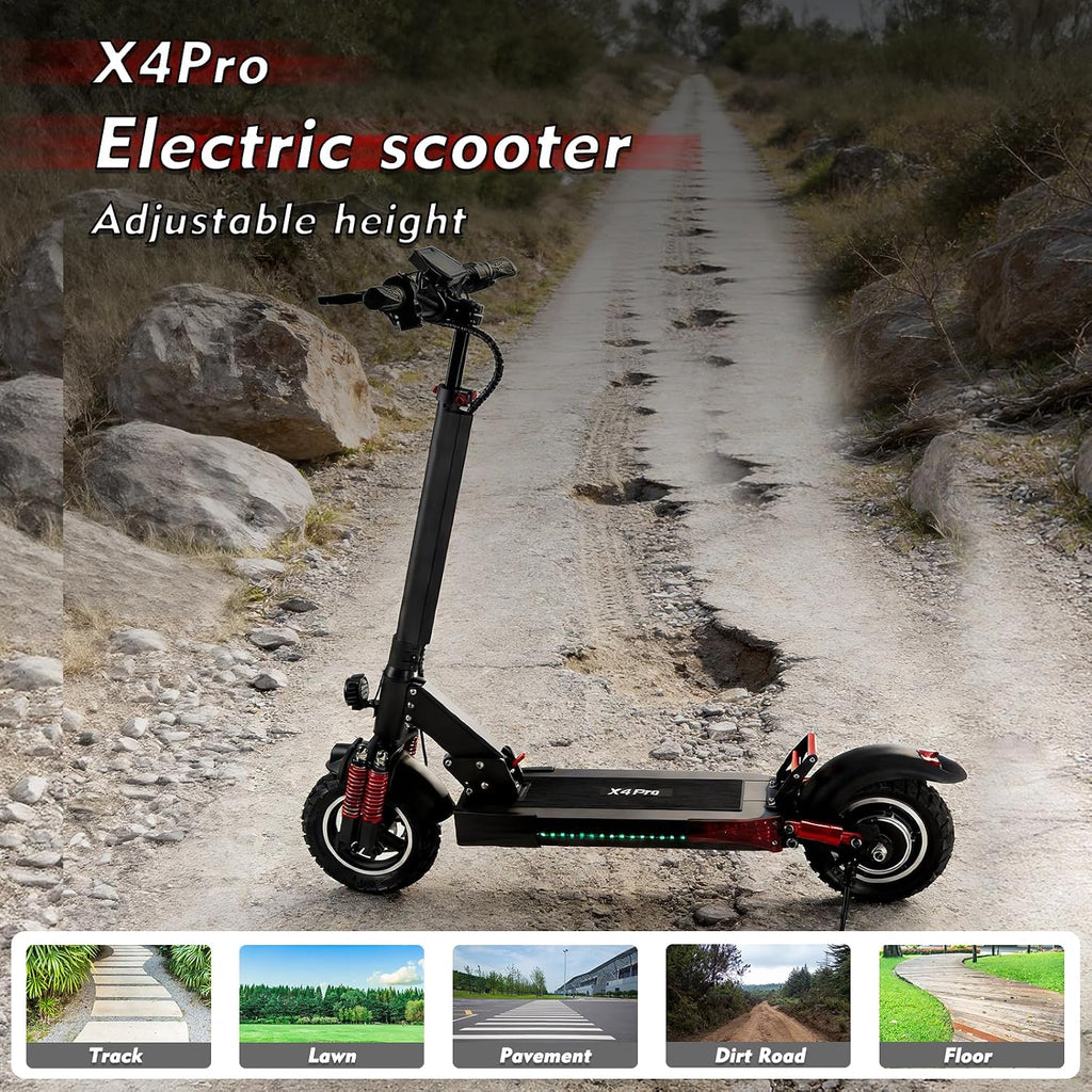 Electric Scooter for Adults, 350W/800W Motor, 15/22/34 Miles Range, 8.5/10' tire, Folding E-Scooter with Dual Suspension, Teenage Off-Road E Scooter