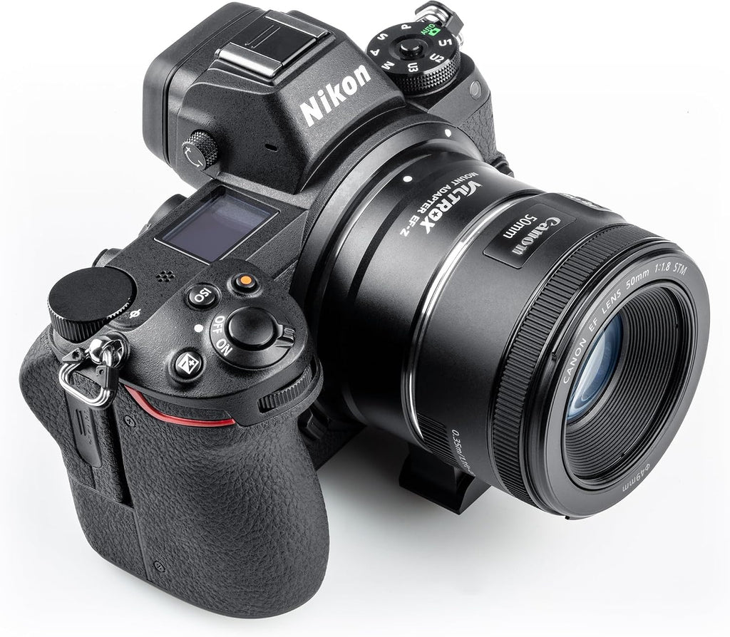 VILTROX EF-Z Lens Adapter Auto-Focus Converter Ring Compatible for Canon EF/EF-S Lens to Nikon Z-Mount Camera for Z5 Z6 Z7 Z6ll Z7ll Z9 Z30 Z50 ZFC