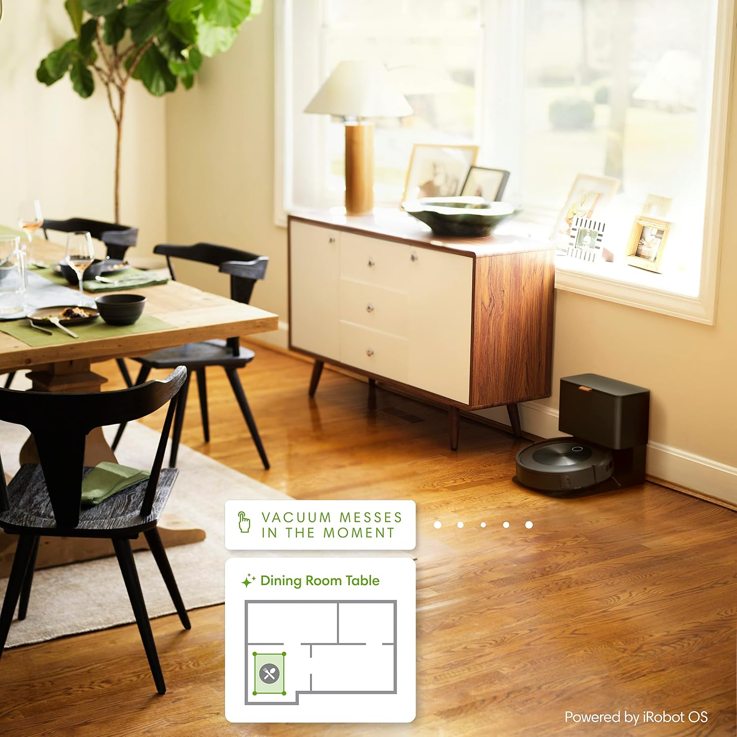 iRobot Roomba j7+ (7550) Self-Emptying Robot Vacuum – Identifies and avoids obstacles like pet waste & cords, Empties itself for 60 days, Smart Mapping, Works with Alexa, Ideal for Pet Hair (Renewed)