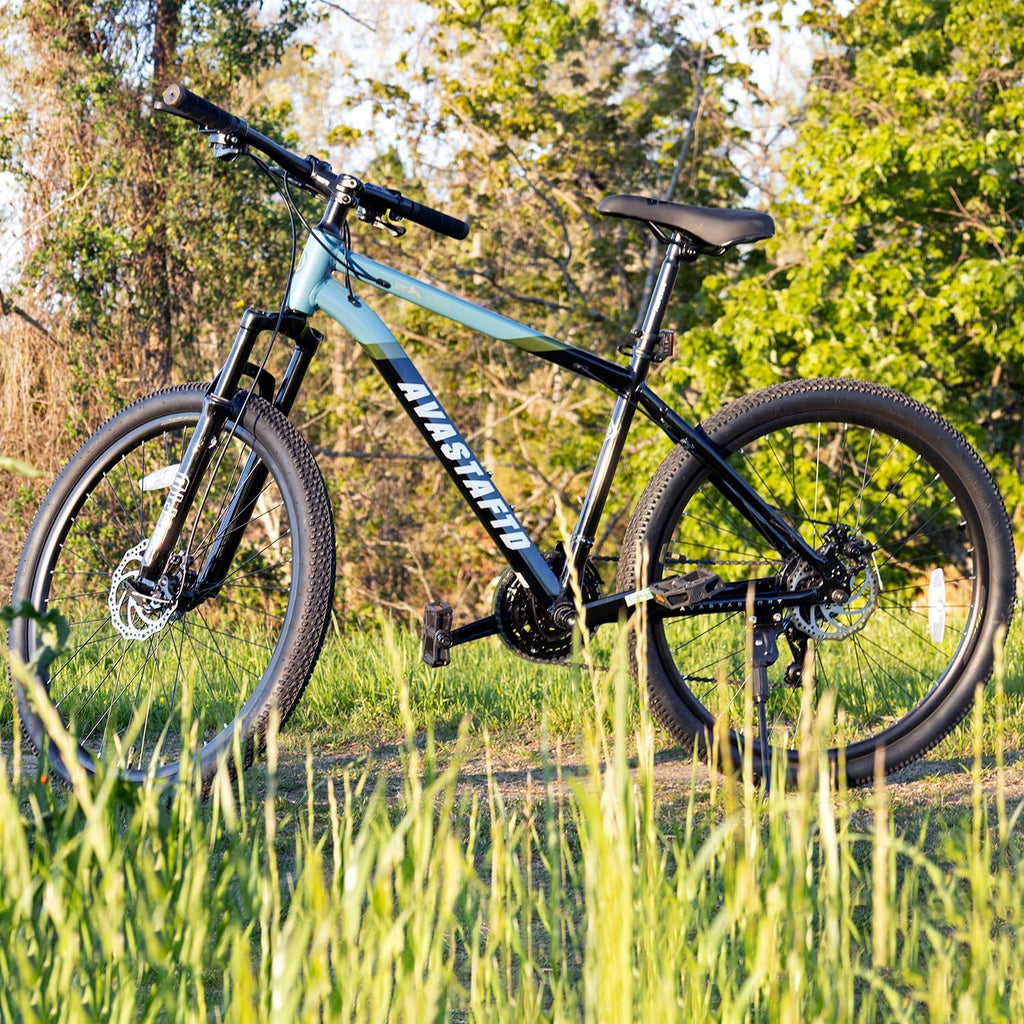 AVASTA Earth 26 27.5 inch Mountain Bike with 21-Speed, Aluminum Frame, Dual Disc Brake, Comfortable Saddle, Multiple Colors