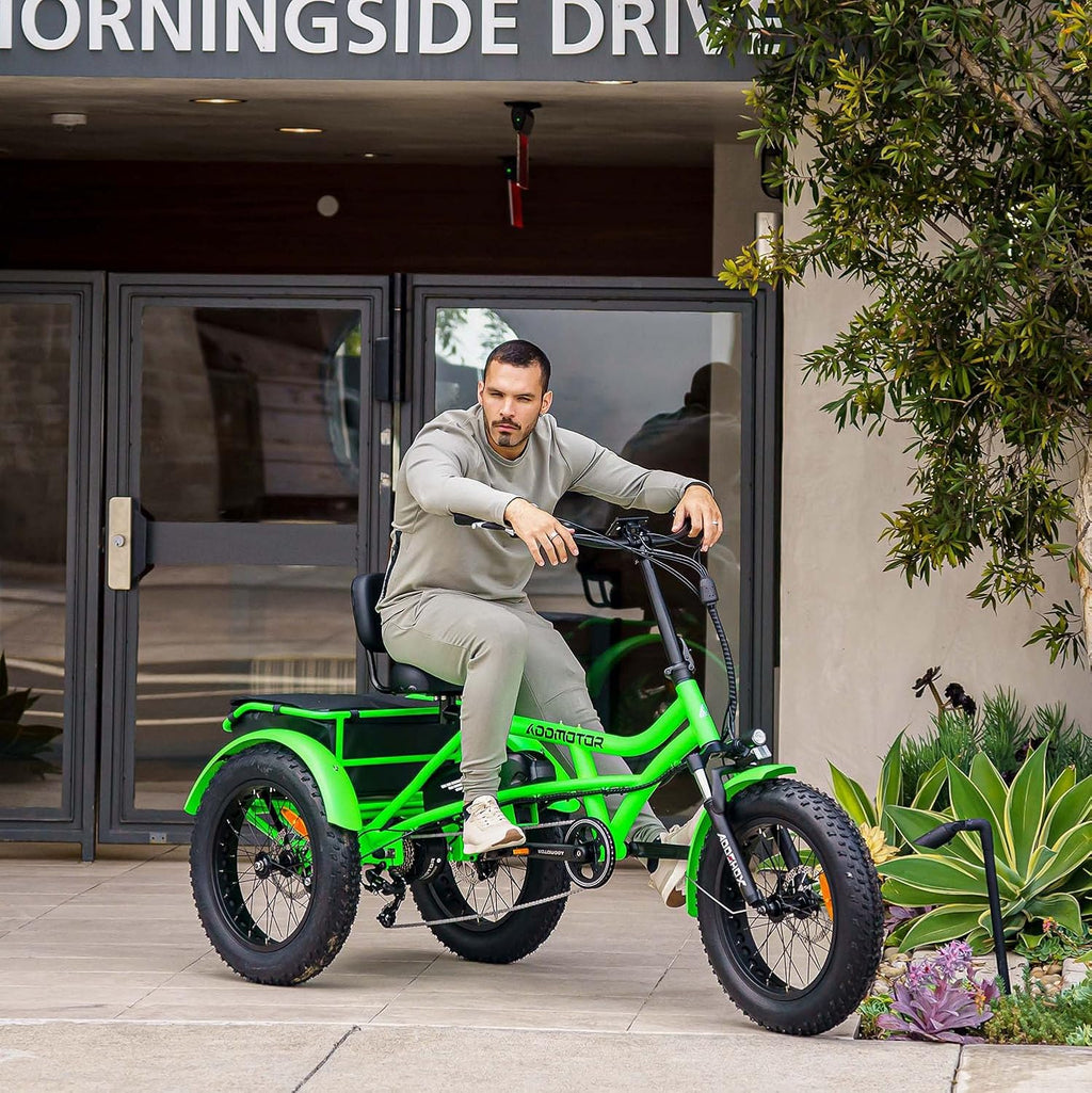 ADDMOTOR ARISETAN Electric Trike for Adults, 750W Rear Motor Electric Tricycle, 85MI 48V 20AH Semi-Recumbent E-Trike, UL2849 3 Wheel Electric Trike