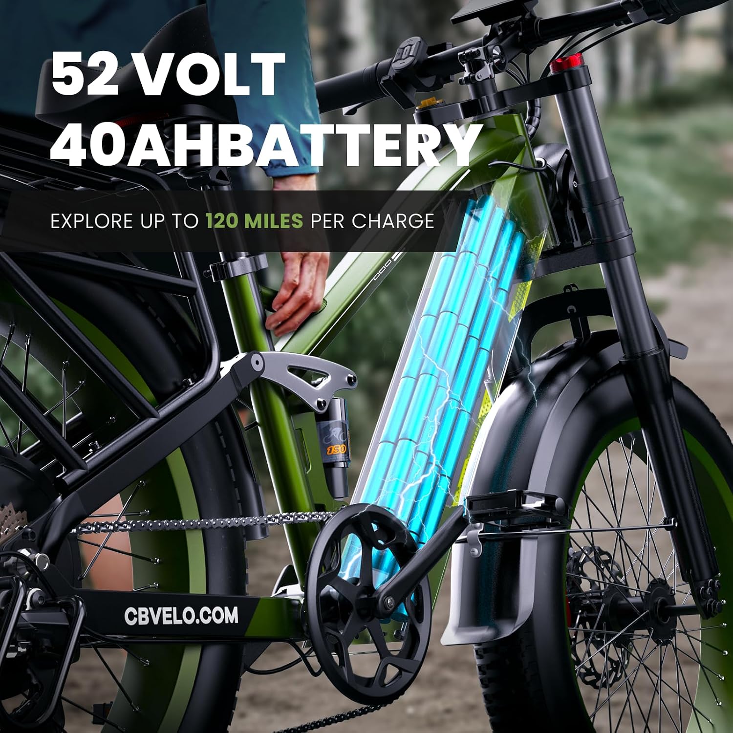 DriftGod Electric Bike for Adults, 3500W Ebike, 50MPH 100Miles Electric Mountain Bike, 26' X 4Fat Tire Adult Electric Bicycle with 52V 40AH Battery E Bikes, Full Suspension Electric Dirt Bike