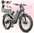 eAhora 2026 Romeo Pro 3/2 50-46Mph Electric Bike for Adults 5600W/4000W/2500W Dual Motor Ebike 60V/80Ah 52V/70Ah Long Range Fat Tire Full Suspension Electric Mountain Bicycle