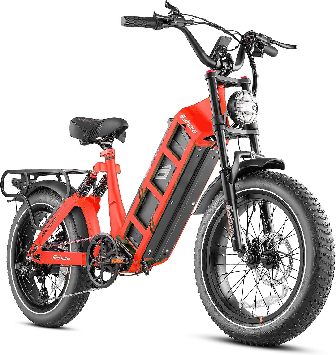 2026 eAhora Juliet Pro 2 Electric Bike for Adults, Peak 5400W Dual Motor, 43Mph, 60V 70Ah Battery for 220 Miles Range, 20' Fat Tires, APP, Commuting & Delivery