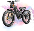 eAhora 2025 Romeo Pro 2 Electric Bike for Adults 4000W Dual Motor Electric Bicycle 46MPH 52V 70Ah 200+Miles Long Range 26 * 4.0 Fat Tire Full Suspension Electric Mountain Bike Black