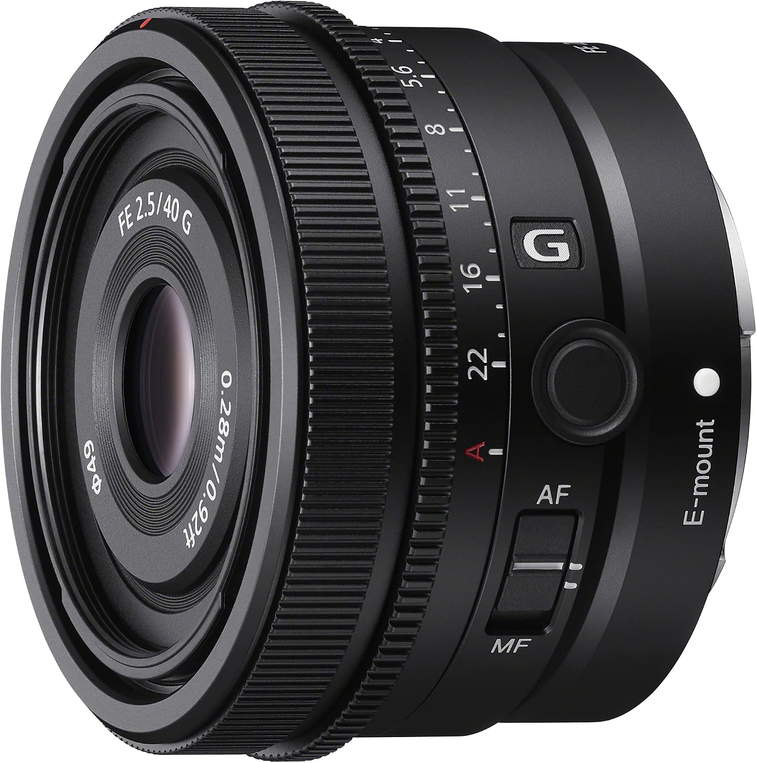 Sony FE 40mm F2.5 G Full Frame Ultra Compact Lens SEL40F25G for E-Mount Mirrorless Cameras Bundle with 49mm UV/Polarizer/FLD Filter Kit + Deco Photo Protective Case 4 Pack + Software and Accessories