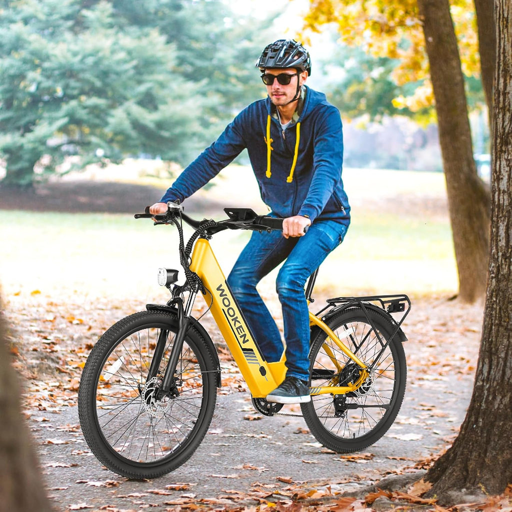 Wooken Gale 1500W Electric Bike 26' x 4.0 Fat Tire Electric Bike, EBike for Adults with 48V 720WH Removable Battery, Up to 60Miles Ebikes,7 Speed,SGS Certified to UL2849