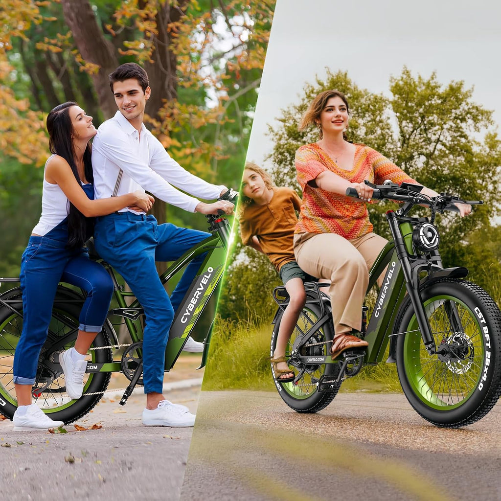 DriftGod Electric Bike for Adults, 3500W Ebike, 50MPH 100Miles Electric Mountain Bike, 26' X 4Fat Tire Adult Electric Bicycle with 52V 40AH Battery E Bikes, Full Suspension Electric Dirt Bike
