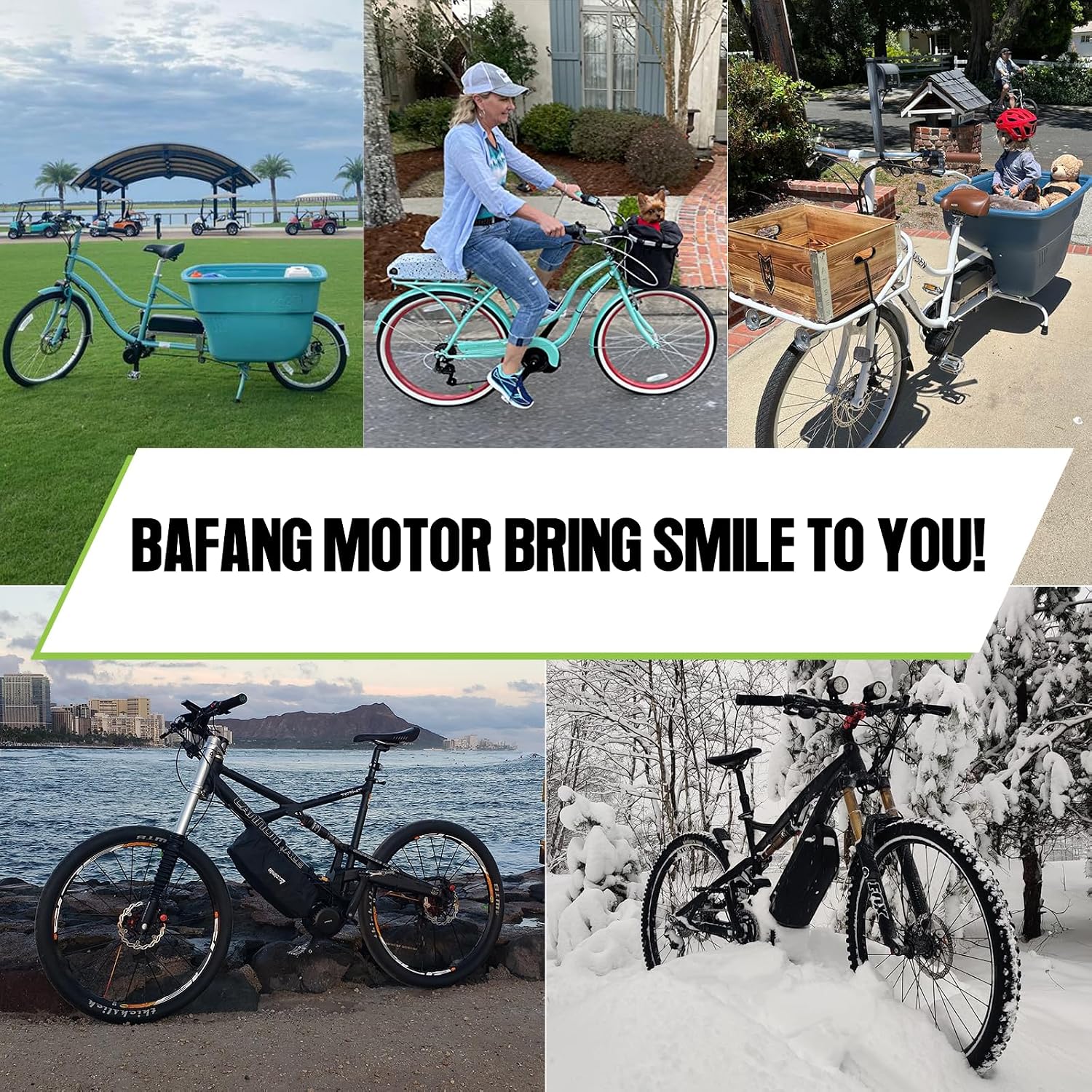 Bafang BBS-HD 1000W Mid Drive Kit with Battery(Optional),BBS03 Ebike Conversion Kit with LCD Display,48V/52V 8Fun Electric Bike Conversion Kit for Moutain Road Bike