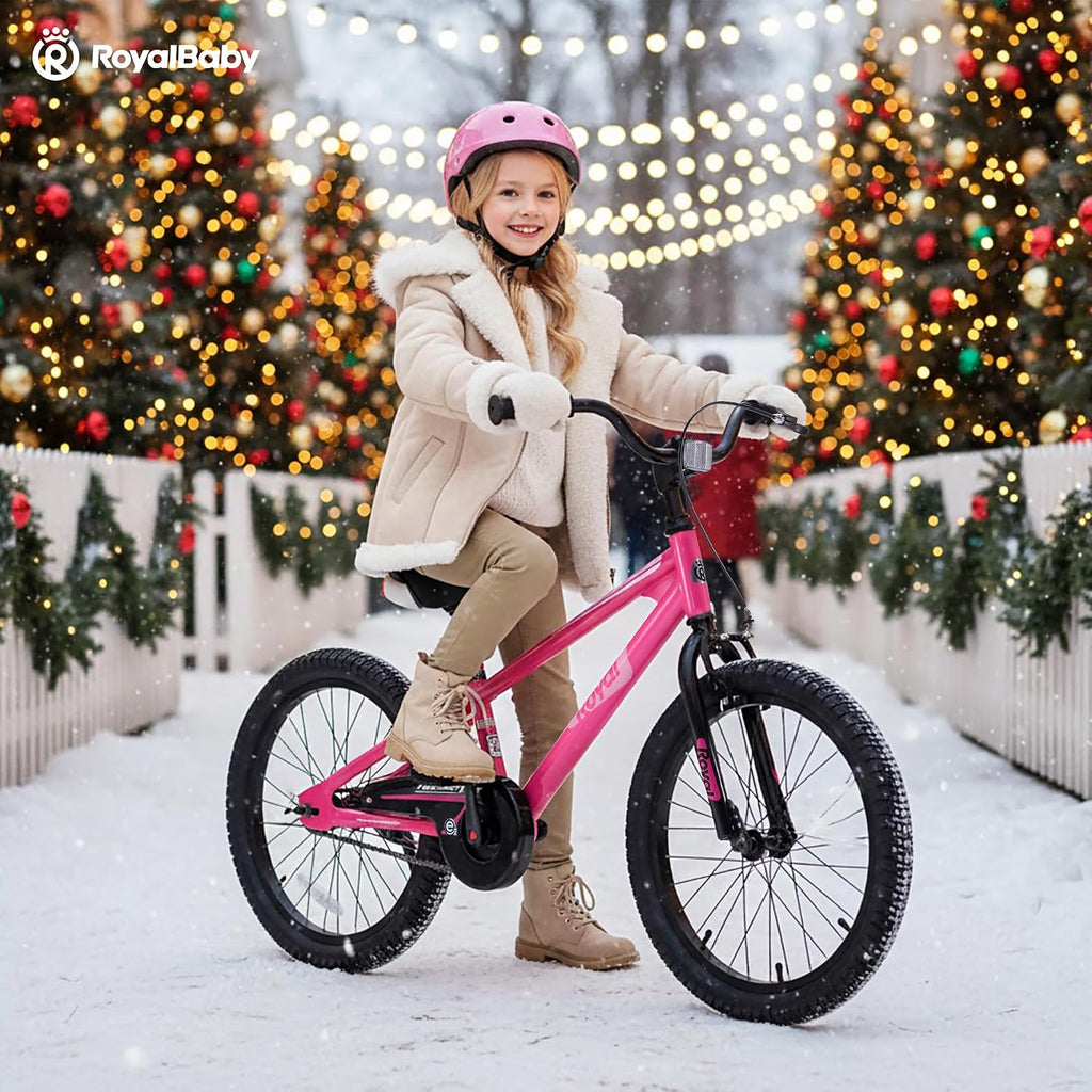 RoyalBaby EZ Kids Bike 12 14 16 18 20 Inch Balance Pedal 2-in-1 Training Bicycle Boys Girls Ages 3 to 12 Years Easy Learn for Beginners