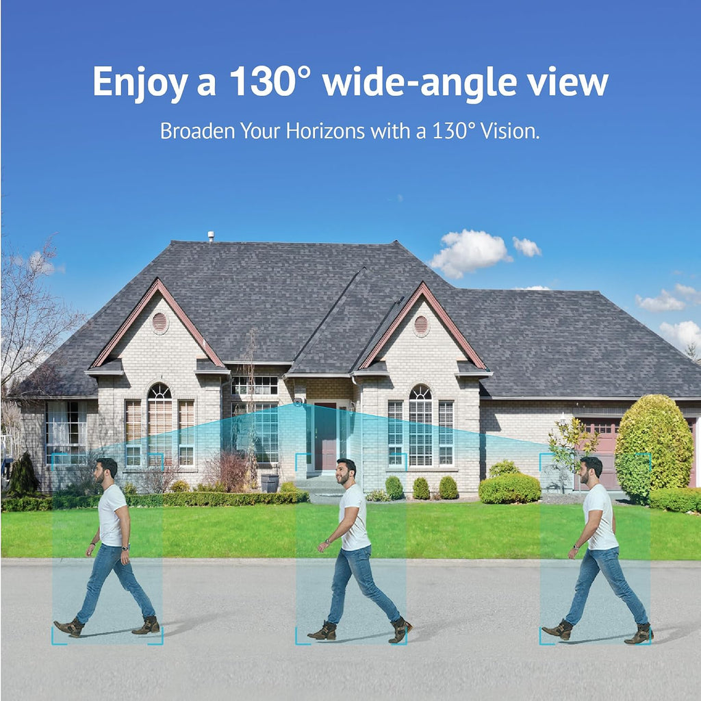 LaView 5MP Security Camera Outdoor with Color Night Vision,3K Wired Cameras for Home Security,IP65 Waterproof Camera, 24/7 Live Video,2 Way Talk,Cloud Storage/SD Slot,Compatible with Alexa(4 Pack)