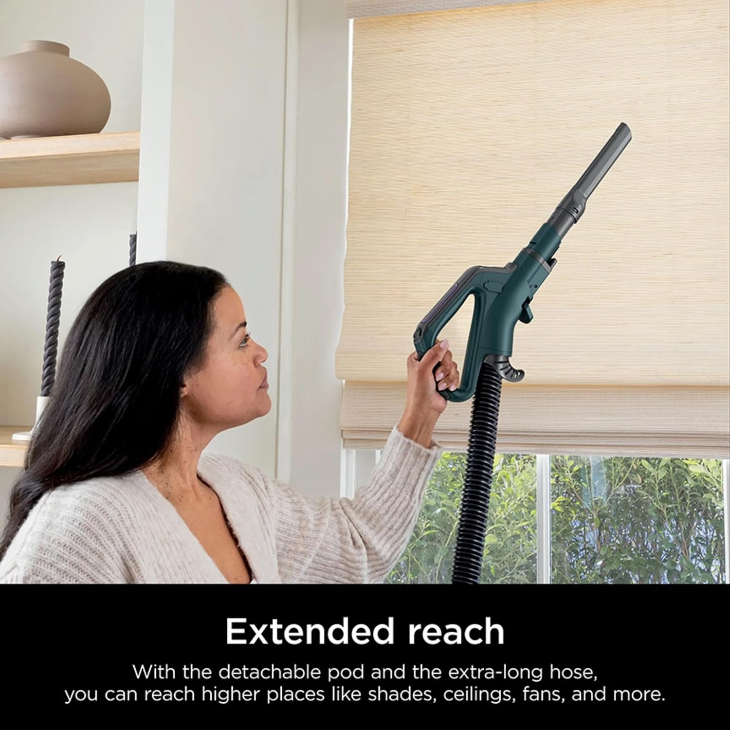 SHARK AZ4000 POWERDETECT Upright Vacuum Cleaner with DuoClean Technology, Odor Neutralizer Technology, Powered Lift-Away, Self Cleaning Brushroll, Anti-Allergen Complete Seal, XL Dustcup (Renewed)