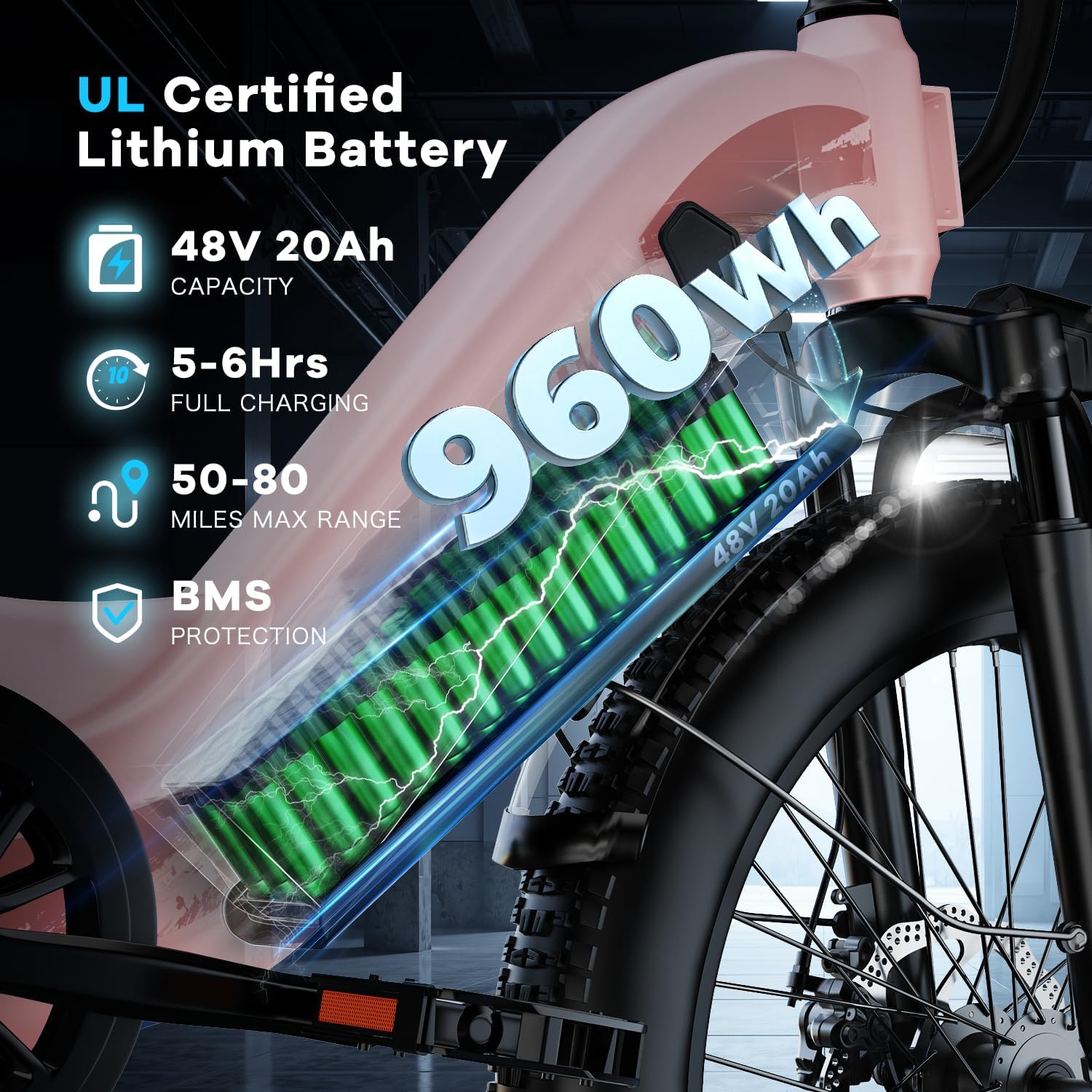 Electric Bike for Adults 1000W 1500W Peak Motor 15AH 20AH Removable Battery 70Miles 80Miles UL 2849 Certified Electric Commuter Bike Front Suspension Ebike