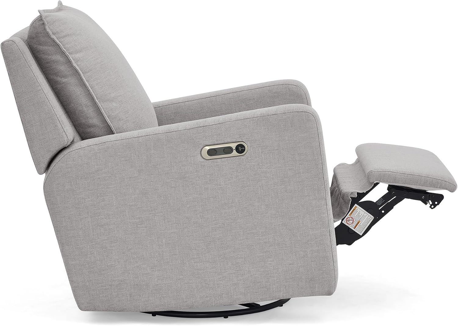 babyGap Harlowe Power Recliner with USB-A & Charging Port by Delta Children - Greenguard Gold Certified – Stain-Resistant Performance Fabric is Oeko-TEX Standard 100 Certified, Ash