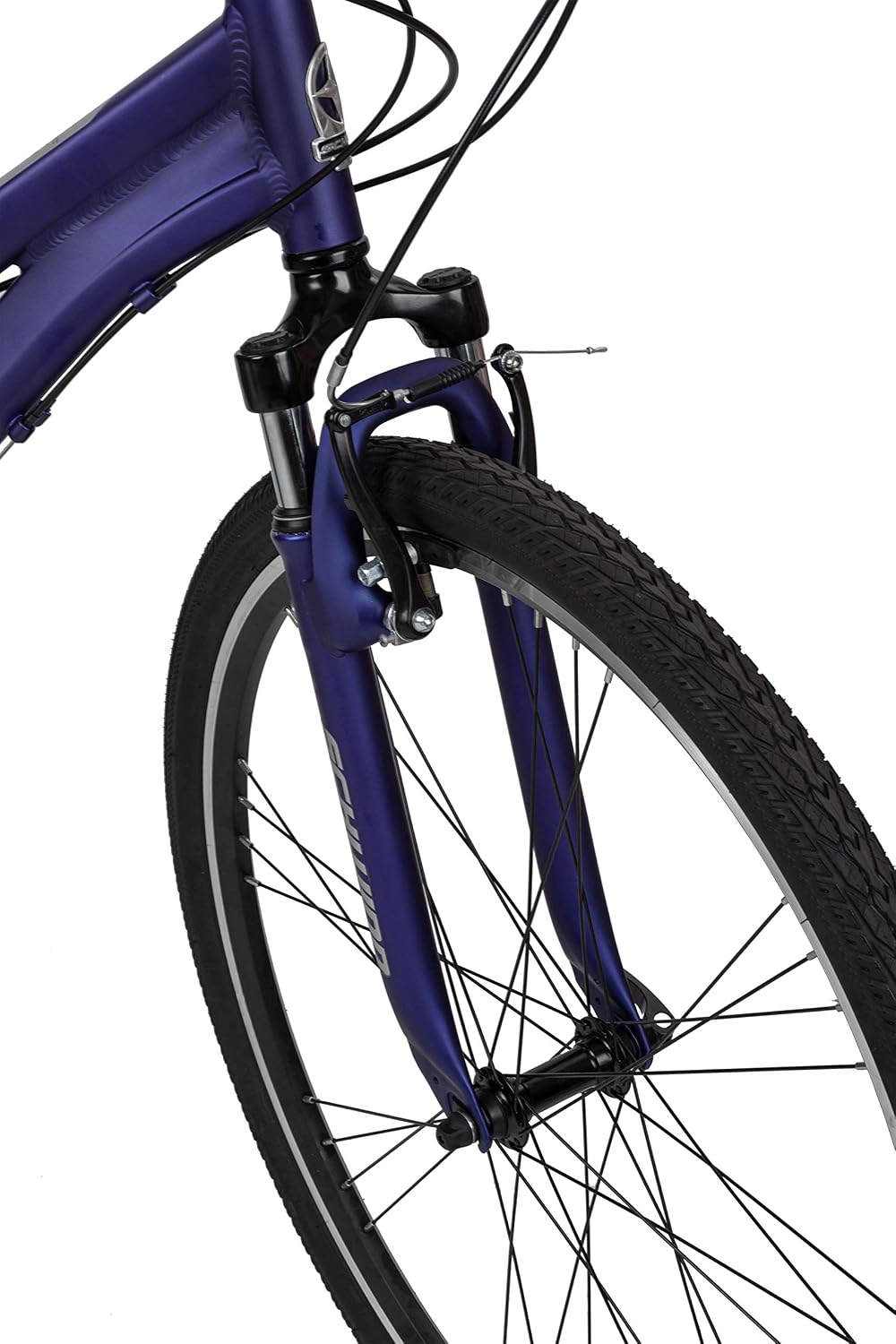 Schwinn Network 3.5 Hybrid Bike, Mens and Womens Bike, 21-Speed Hybrid Bicycle, Aluminum Frame, Suspension Seat, Alloy Linear Pull Brakes, Adult Bicycle