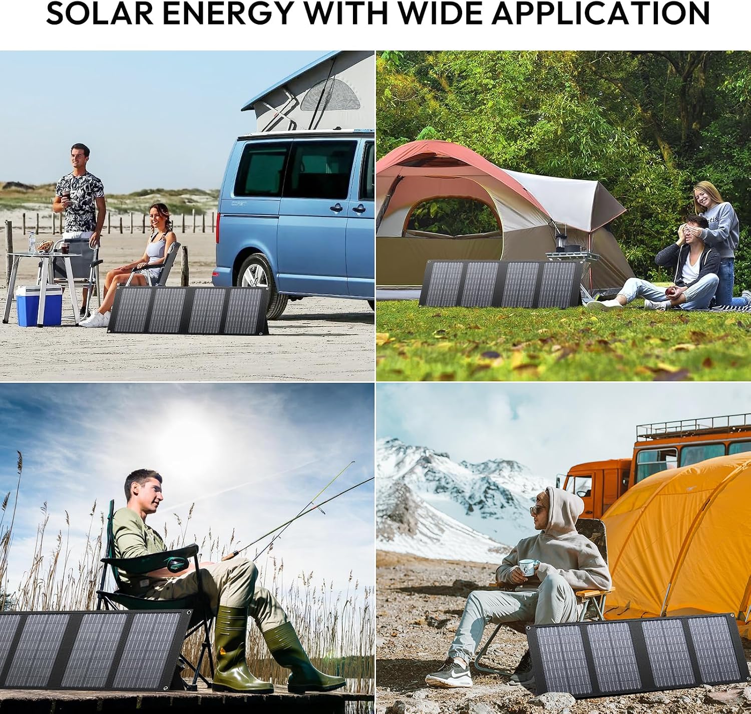 SinKeu Portable Power Station with 40W Portable Solar Panels, LiFePO4 Battery Solar Generator for Home Use, 150W Power Bank with AC Outlet for Camping, RV, Emergency Backup