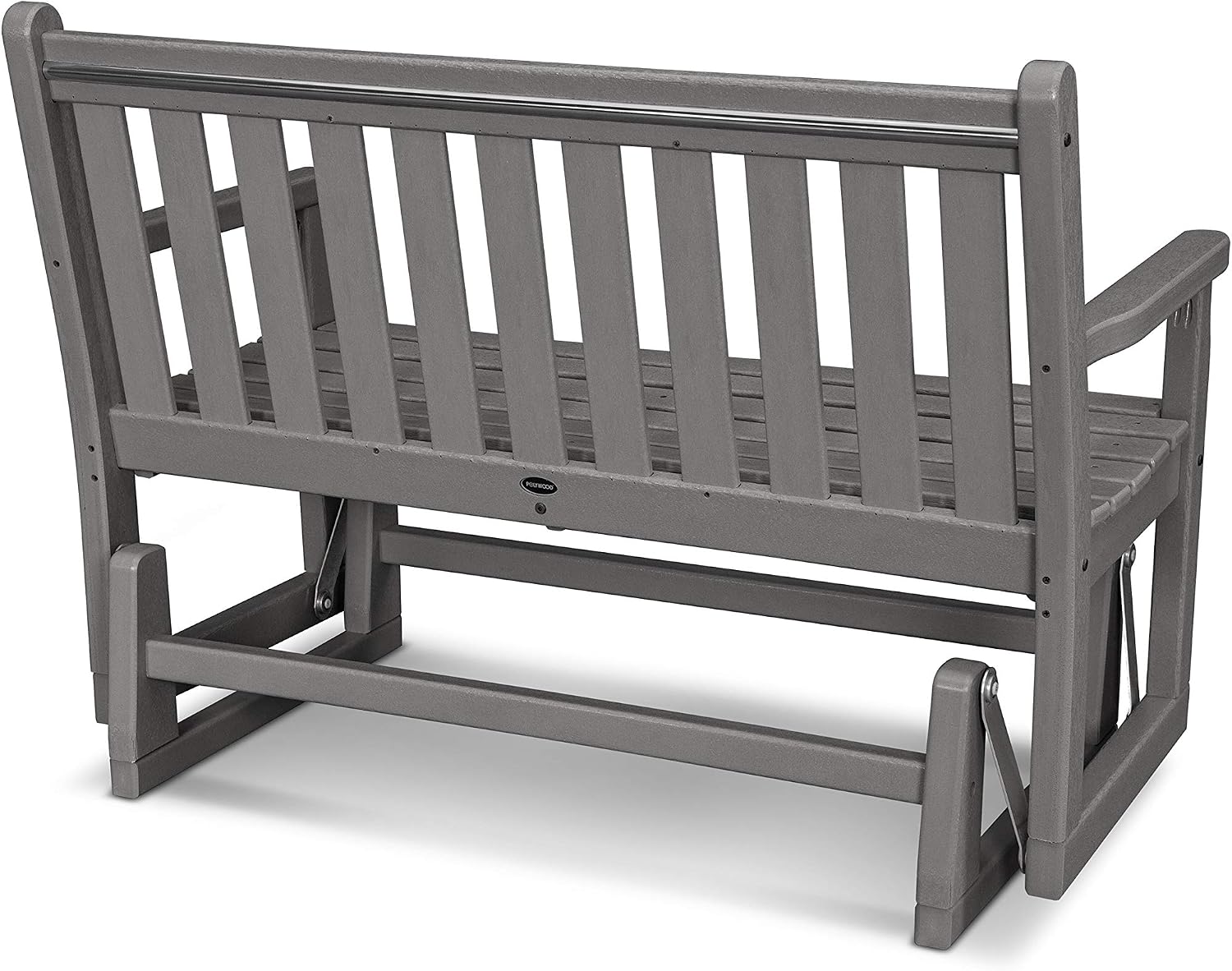 POLYWOOD TGG48TE Traditional Garden 48-Inch Glider, Teak