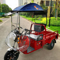 Adult Tricycle Cover Electric Tricycle Covers Tricycle Frame Canopy, Protect 3-Wheel Bike from Rain,Dust,Debris,and Sun, for Outdoor Riding(Blue)
