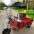 Adult Tricycle Cover Electric Tricycle Covers Tricycle Frame Canopy, Protect 3-Wheel Bike from Rain,Dust,Debris,and Sun, for Outdoor Riding(Black)