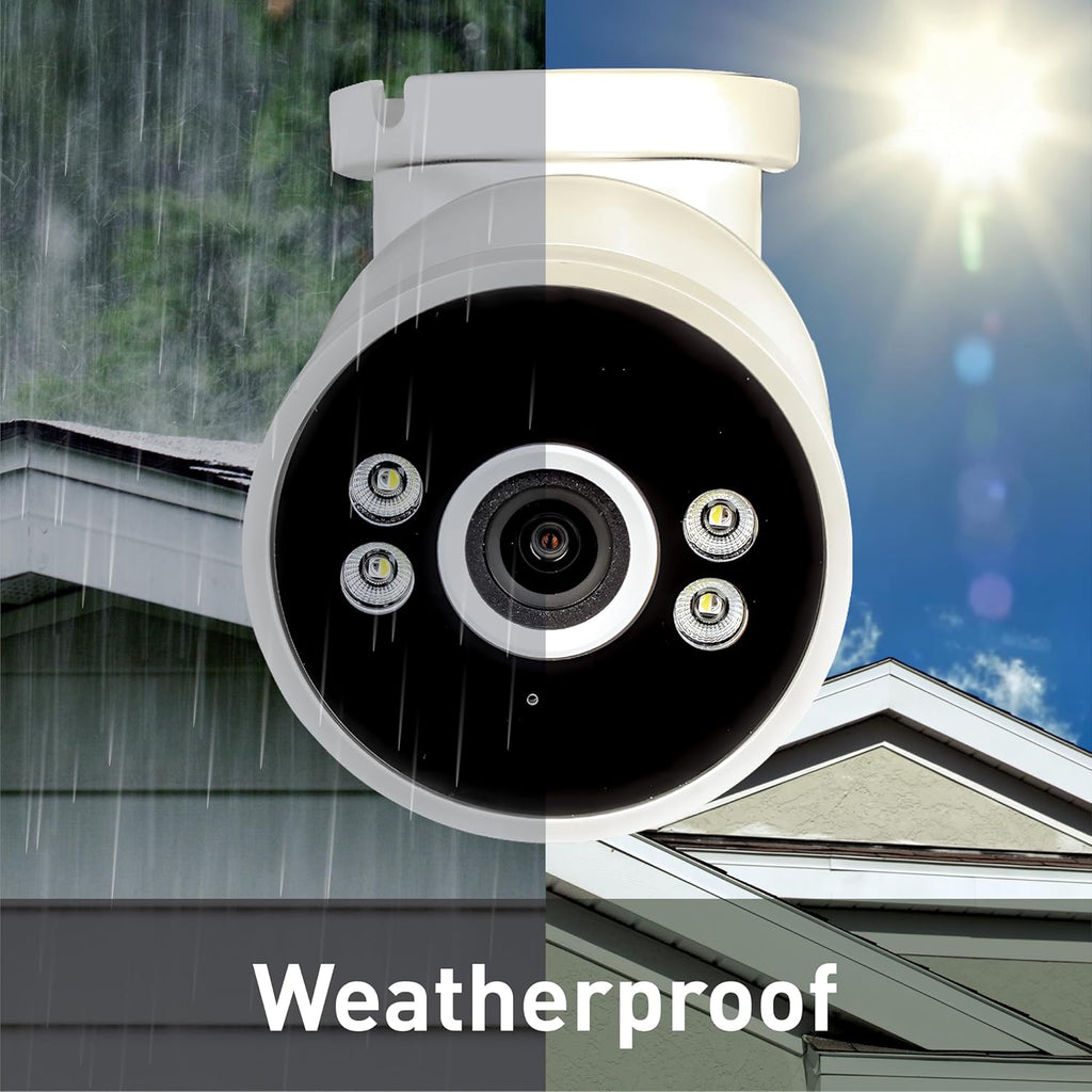 Swann AdvancedX Wired 4K Security Camera PoE Outdoor Bullet, Color Night Vision, Smart AI Video Analytics/Alerts, Advanced Motion Detection