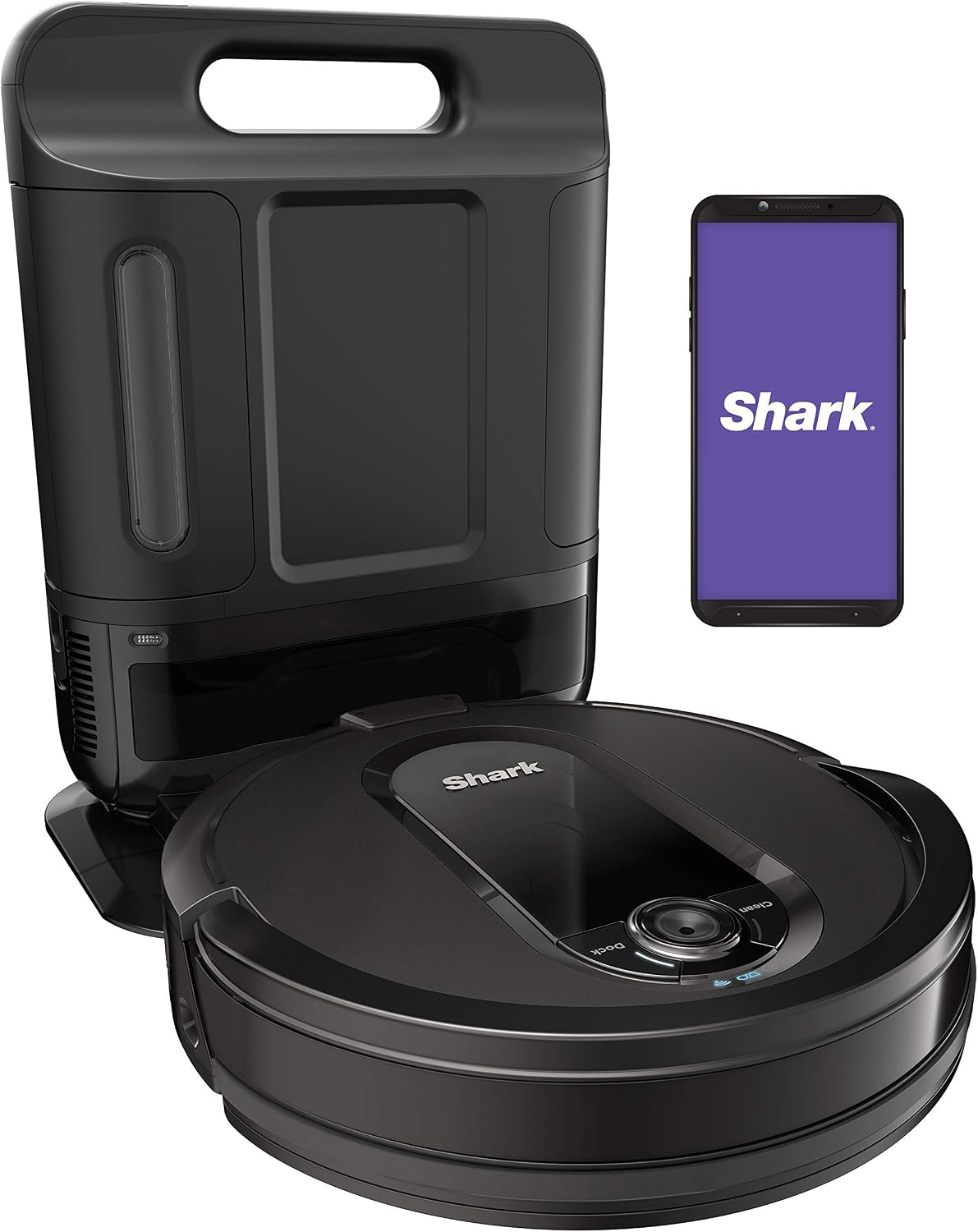 Shark IQ Robot Vacuum AV1002AE with XL Self-Empty Base, Self-Cleaning Brushroll, Advanced Navigation, Wi-Fi, Compatible with Alexa, 2nd Generation (Renewed)