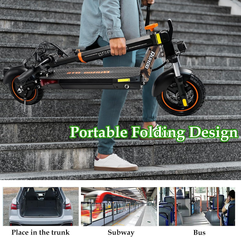 Electric Scooter for Adults, 5600W/1500W/1200W/800W Motor Fast Electric Scooter, 46/40/35 MPH Top Speed, 27Ah/20.8Ah/15.6Ah Battery, 10/11' Off Road Tire Foldable E-Scooter for Commuter Outdoor campus