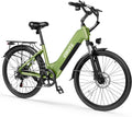 ESKUTE Electric Bike for Adults-1300w Peak Ebike, 28MPH Step Thru Electric Bicycle，70Miles 840 WH Removable Battery e-Bike, 7-Speed 26'' tire, Adjustable Stem,