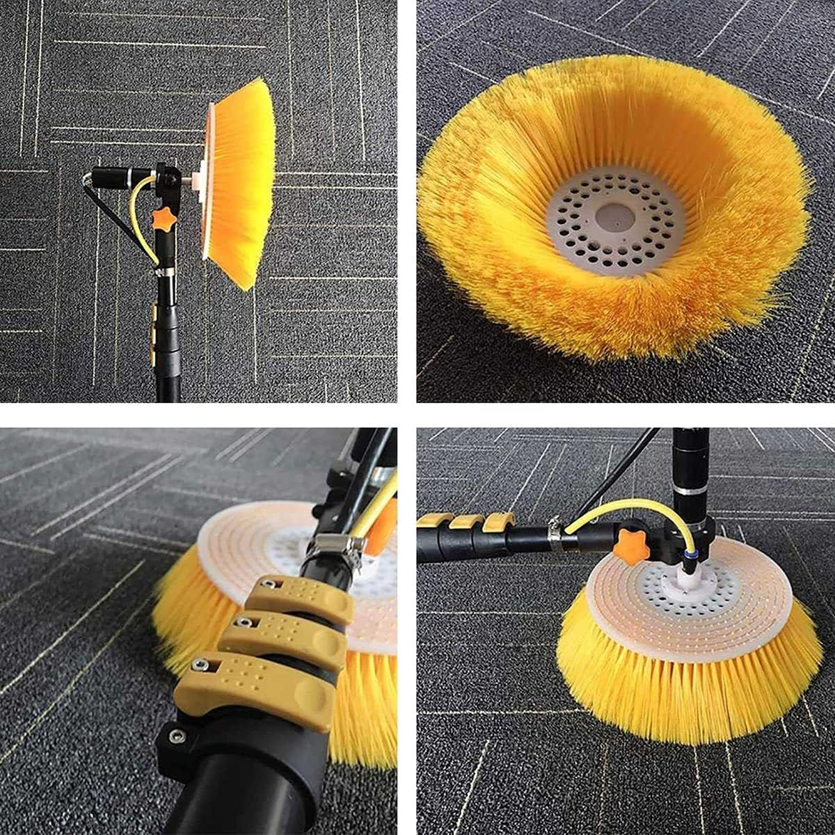 Solar Panel Cleaning Rotating Brush Cleaning Equipment,Electric Photovoltaic Panel Cleaners,Outdoor Cleaning Tools Window Cleaners,Special Roof Water Brushes 5.5m B