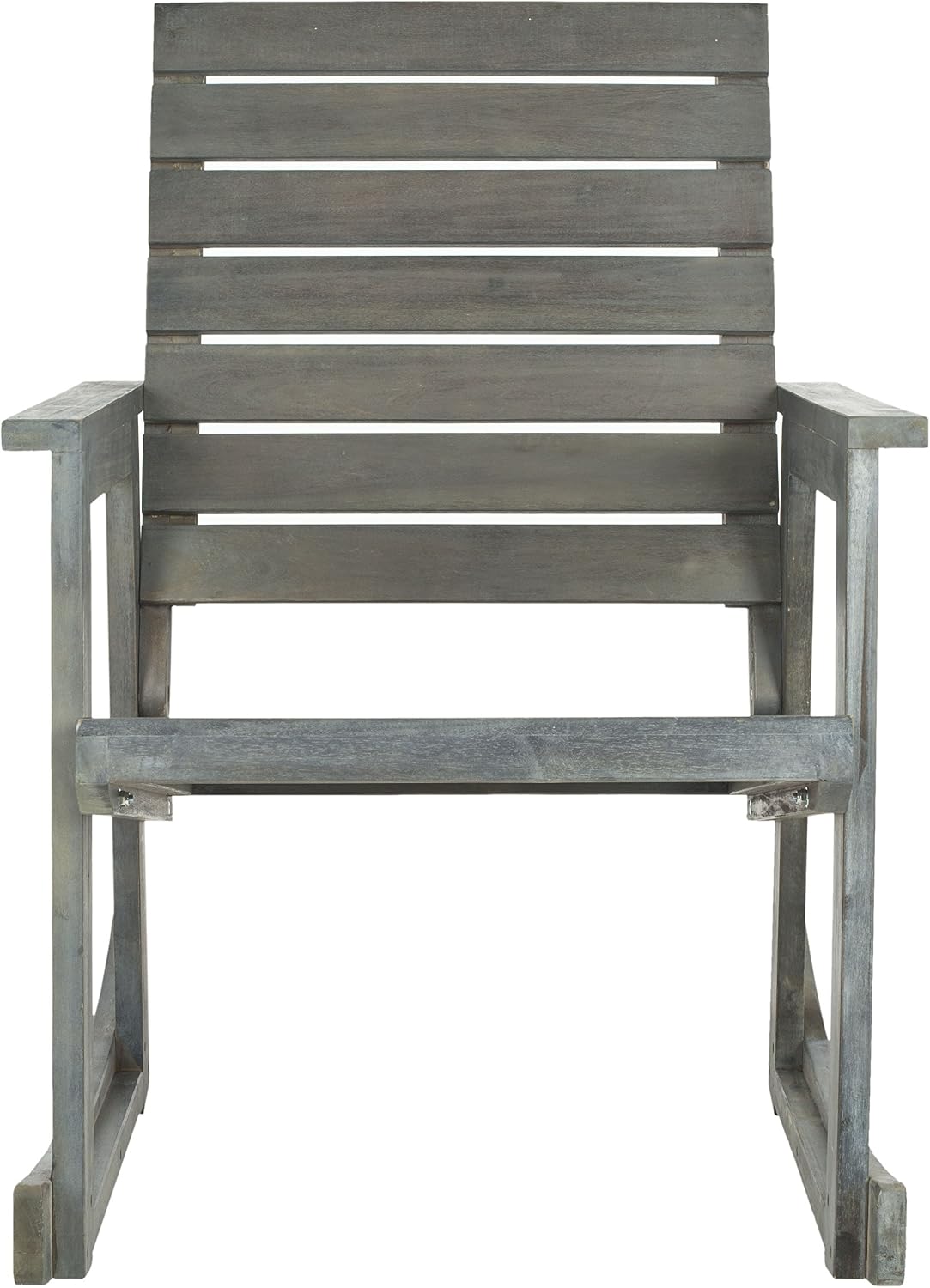 SAFAVIEH Outdoor Collection Alexei Ash Grey Rocking Chair