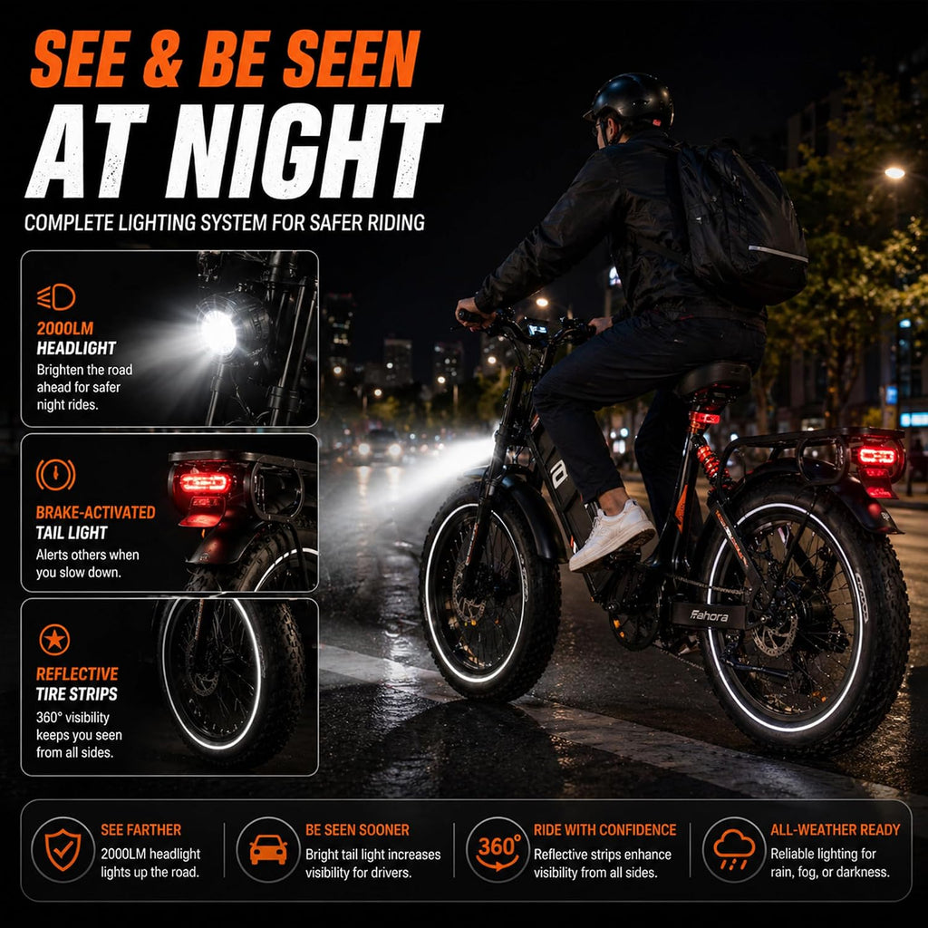 2026 eAhora Juliet Pro 2 Electric Bike for Adults, Peak 5400W Dual Motor, 43Mph, 60V 70Ah Battery for 220 Miles Range, 20' Fat Tires, APP, Commuting & Delivery