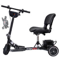SNAPnGO Three Wheel Portable Mobility Scooter for Adults - Aircraft-Grade Aluminum, Top Speeds of 5 mph & 13-Mile Range - Folding & Foldable Scooter - Airline Approved Electric Sit Down Scooter
