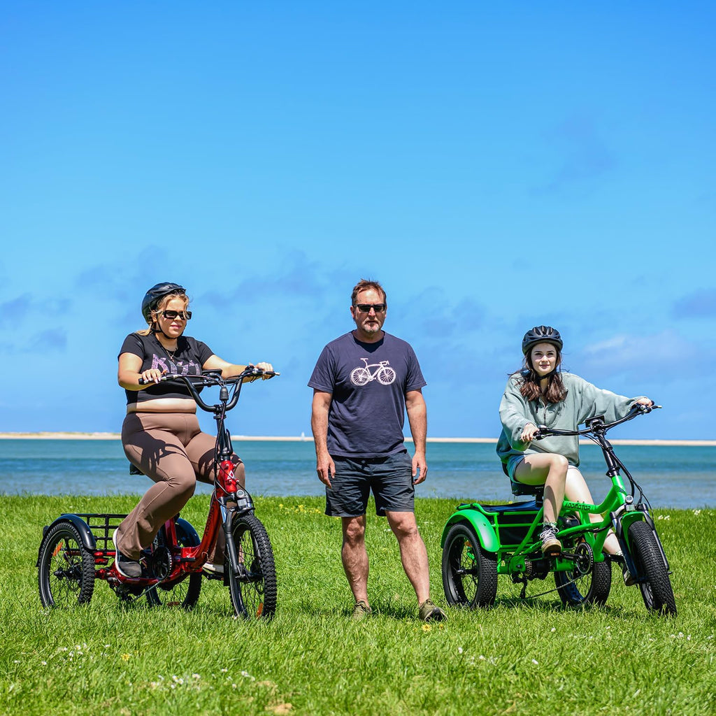 ADDMOTOR ARISETAN Electric Trike for Adults, 750W Rear Motor Electric Tricycle, 85MI 48V 20AH Semi-Recumbent E-Trike, UL2849 3 Wheel Electric Trike