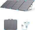400W Bifacial Portable Solar Panel for Power Station, 23.5% High Efficiency ETFE Foldable Solar Charger for Camping Essentials,IP68 Waterproof 3 Reinforced Kickstands for RV Off-Grid Blackouts