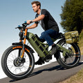 2026 eAhora Romeo Dual-Motor Ebike - 50Mph 5600W 60-80AH 250Miles Long Range Electric Bike for Adults, Full Suspension Hydraulic Brakes Electric Bicycle, 26' Mountain Bike for Off-Road Commuting