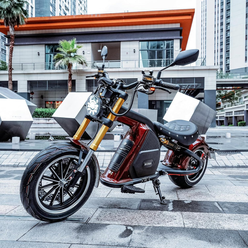 eAhora 4000W M8S Electric Motorcycle for Adults,72V 35Ah Lithium Battery 87 Miles Long Range, Full Suspension Dual Hydraulic Brakes,IP6 Color LCD Display Street Legal High Speed Bike