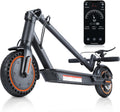 Electric Scooter, 500W Motor, Top Speed 19MPH, 21 Miles Long Range, Foldable Electric Scooter for Adults with Dual Brakes and App Control, 8.5'' Puncture-Proof Tire, Commuting E Scooter