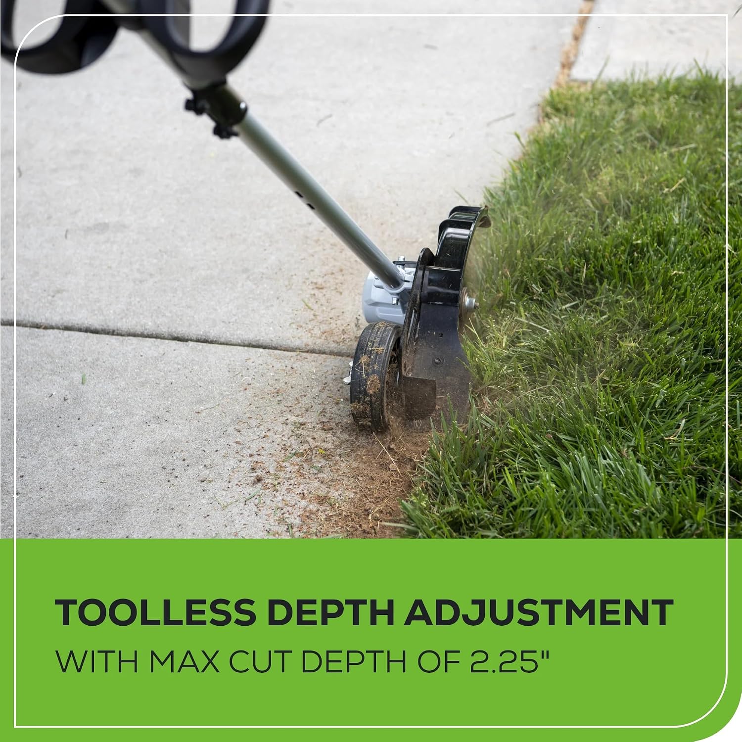 Greenworks Pro 80V 8 inch Brushless Edger, Battery Not Included ED80L00