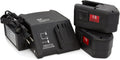 ExpertPower® 18v 3300mAh NiMh Extended Battery for Milwaukee 48-11-2200 48-11-2230 48-11-2232 Battery Pack (2 Batteries + 1 Charger)