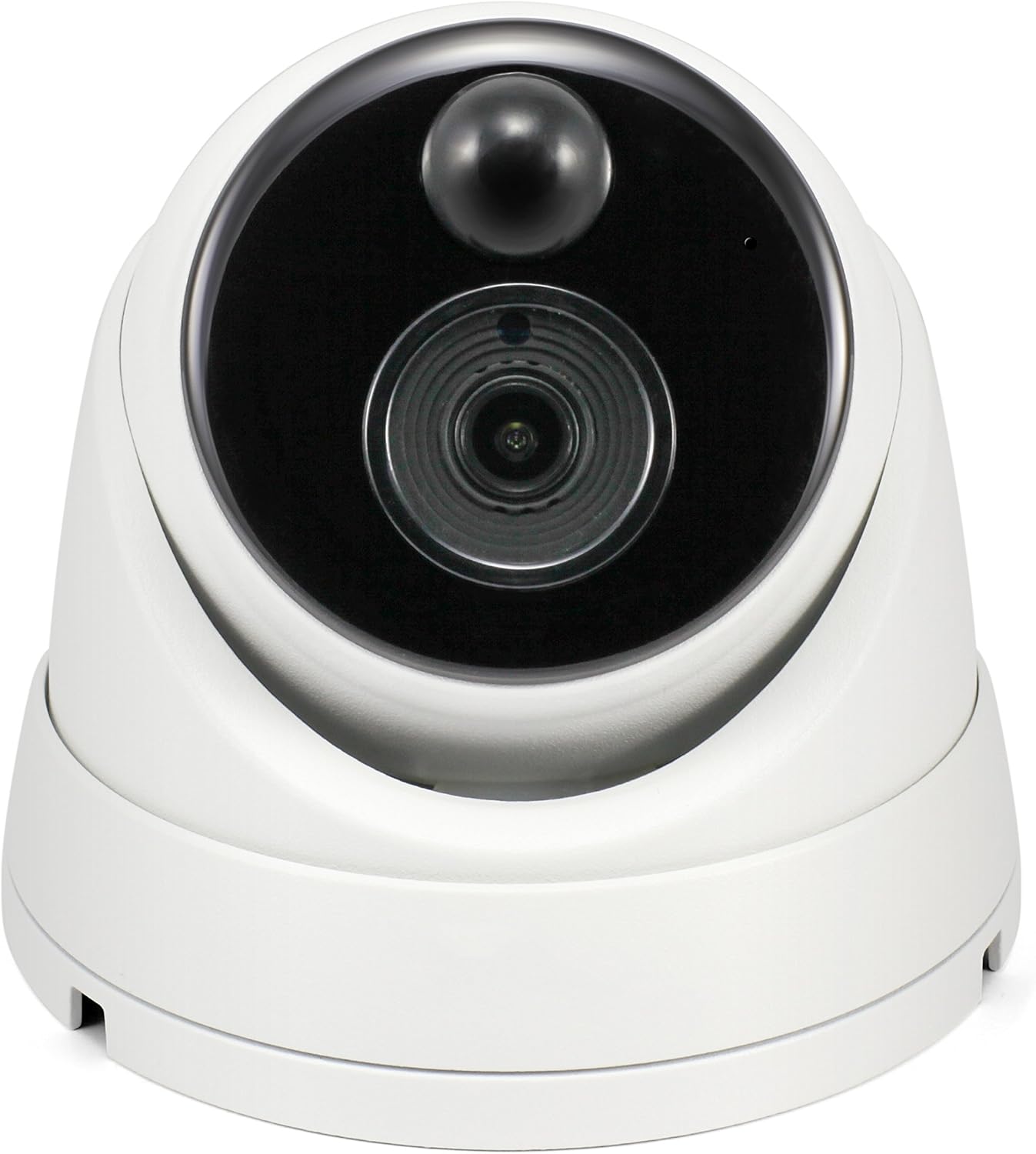 Swann Home Security Camera,PoE Cat5e NVR 4K HD Video, Indoor or Outdoor Wired Surveillance CCTV Dome,Color Night Vision,Heat Motion Detection,Metal Housing,Local Storage