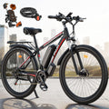 Electric Bike for Adults with Peak 2000W, Max 34 mph 30-80 Miles Commuting Electric Mountain Bike, 48V 17.5Ah Removable Battery 21-Speed Disc Brakes, 29' Tires and Front Suspension