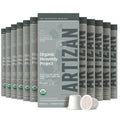 Artizan Coffee USDA Organic Espresso Coffee Capsules For Nespresso Original | Heavenly Project | 120 Compatible Compostable Pods