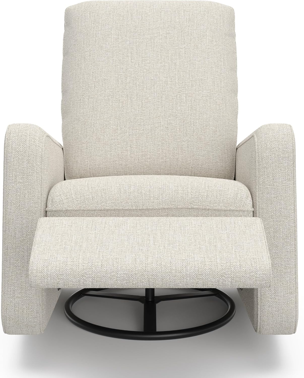Graco Teddi Power Recliner Swivel Glider, Electronic Power Recline, Oeko-TEX 100 Certified, USB-A & USB-C Charger, Premium Cushioning & Comfort – (Dune Basketweave)