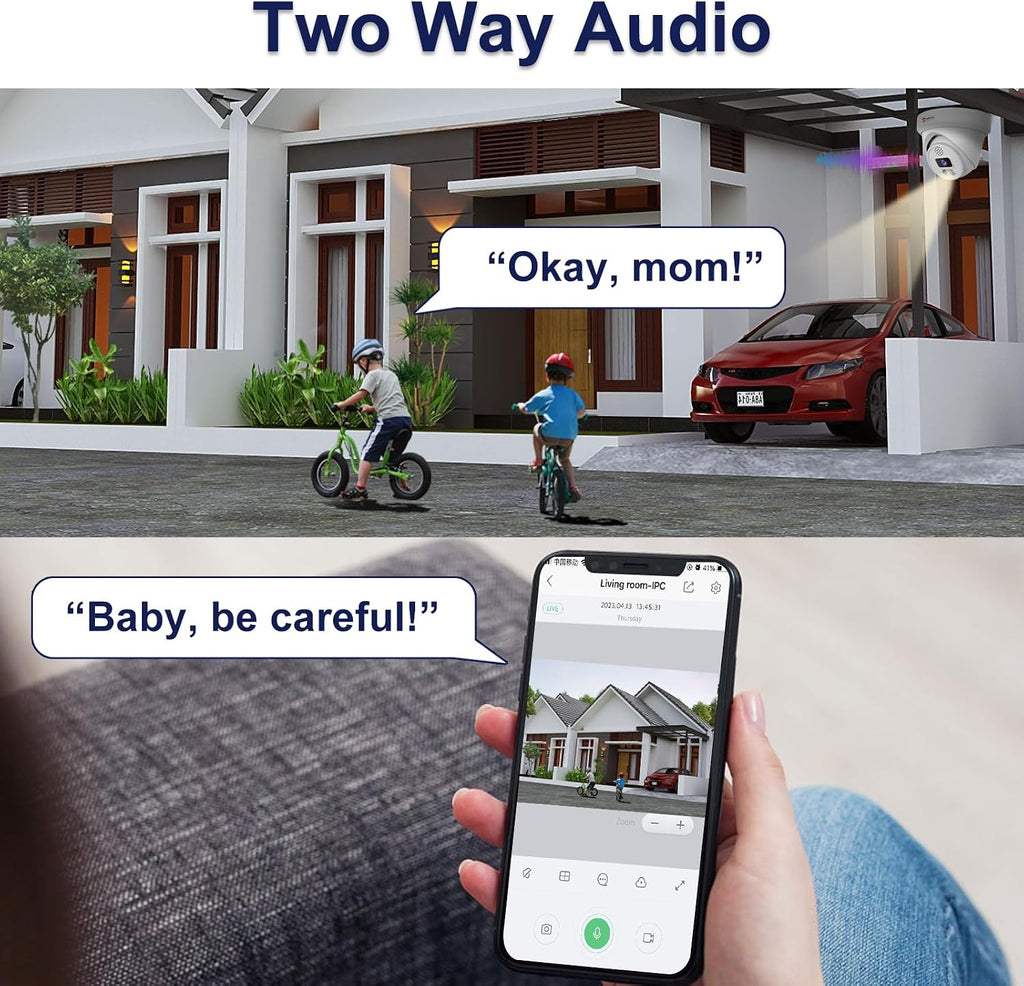 Two-Way Audio, Anpviz 16CH PoE Security Camera System, AI Human Vehicle Detection, 16PCS Wired 6MP PoE IP Cameras for Business Home, 12MP 16CH NVR Pre-Installed 4TB HDD for 24-7 Recording, NDAA