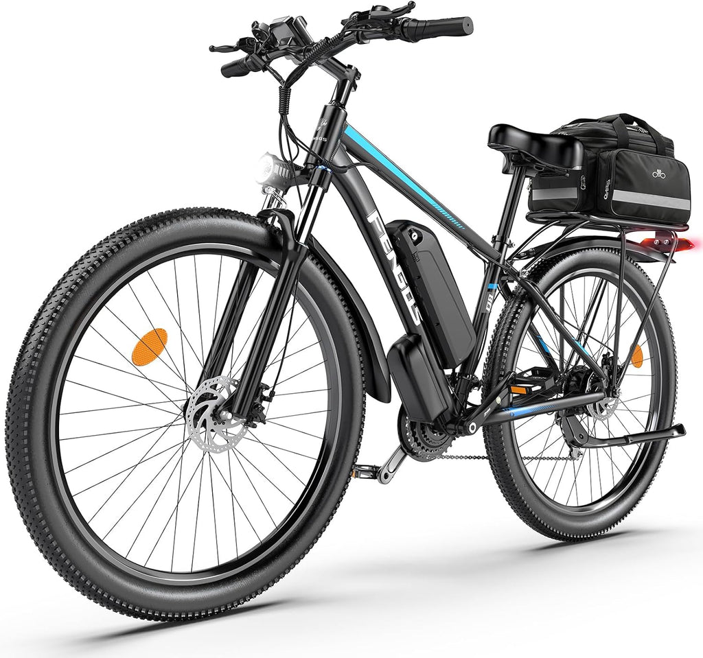 2000W Ebike for Adults, 80 Mile 35MPH Electric Mountain Bike, 48V 840WH Aluminum Electric Bicycle, 21-Speed Gears E Bike, Dual Disc Brakes with Brake Taillight, 27.5' Tire, Front Dual Suspension