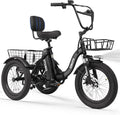 Adults Electric Trike Bike, 1200W Peak Motor & 499.2Wh Removable Battery,18x3.0 Fat Tire Foldable 3-Wheel E-Bike with Step-Thru Design, Up to 55 Miles