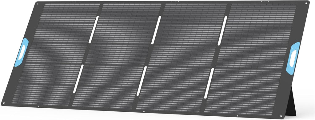 400W Portable Solar Panel, 23% High Efficiency Foldable Solar Charger for Power Station, IP67 Waterproof Fast Setup with Sturdy Kickstands for RV, Camping, Off-Grid Blackouts