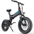 TotGuard Electric Bike,20' Electric Bike for Adults 500W Brushless Motor, 19.8MPH Fat Tire Ebike,Foldable Adult Electric Bicycles with 48V 10Ah Removable Battery,7-Speed,SGS Certified to UL 2849