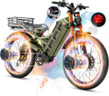 eAhora 2026 Romeo Pro 3/2 50-46Mph Electric Bike for Adults 5600W/4000W/2500W Dual Motor Ebike 60V/80Ah 52V/70Ah Long Range Fat Tire Full Suspension Electric Mountain Bicycle