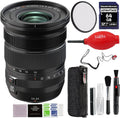 Fujifilm XF 10-24mm f/4 R OIS WR Lens (Black) with Advance Accessories and Travel Bundle | Fuji XF 10-24mm