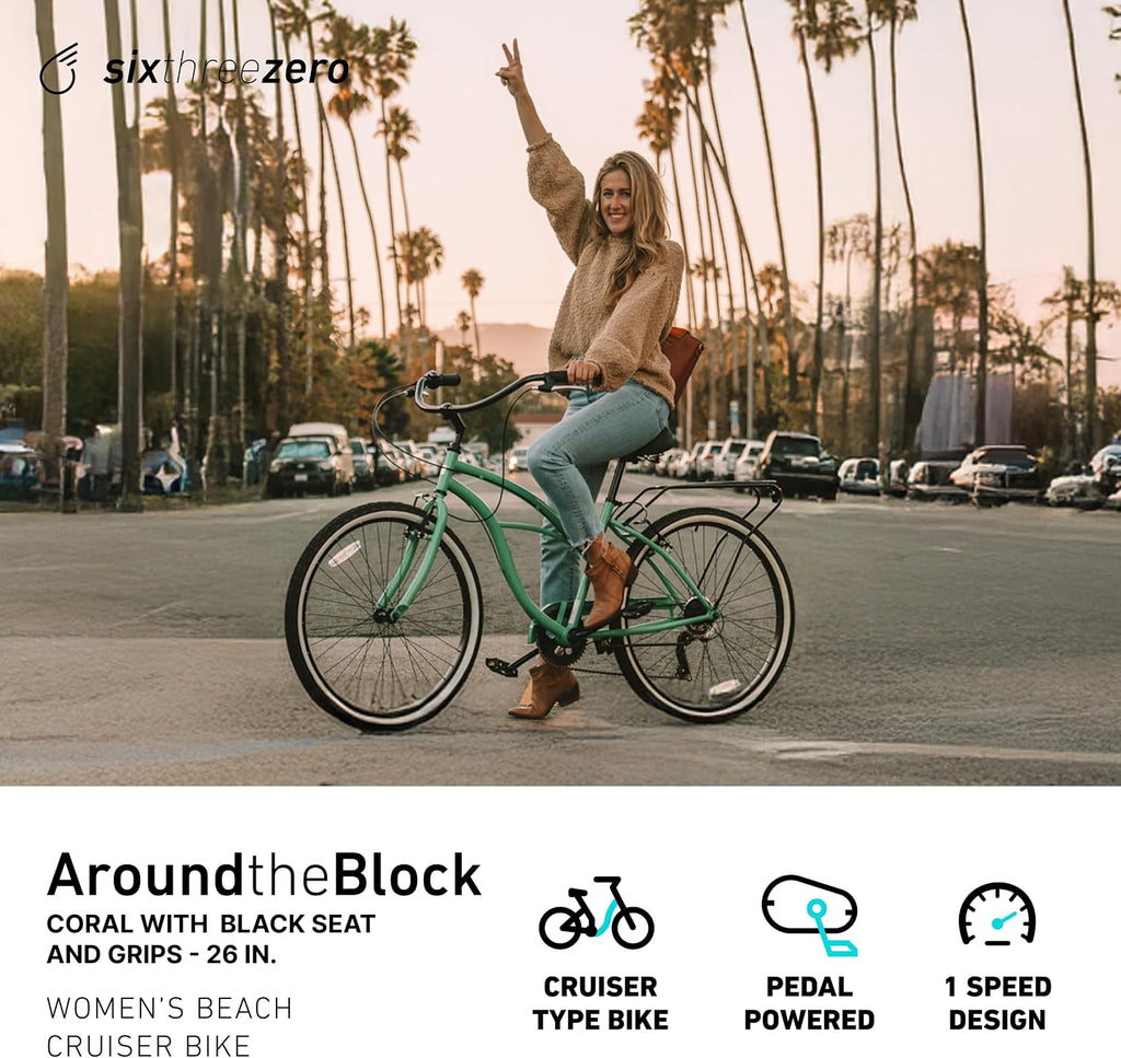 sixthreezero Around The Block Women's Beach Cruiser Bike
